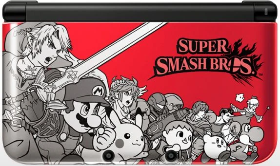 Nintendo 3DS XL Super Smash Bros. - Limited Edition Bundle rot