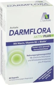 Avitale Darmflora Aktiv Plus Kapseln, 80 Stück