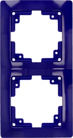 uniTEC MONACO Serie 206 Abdeckrahmen 2-fach, blau