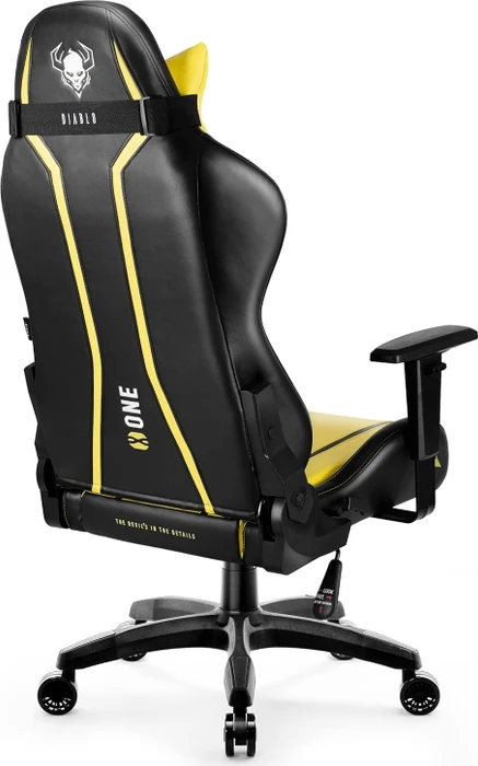 Diablo Chairs X-One 2.0 Normal Gamingstuhl, Electric Yellow, gelb/schwarz