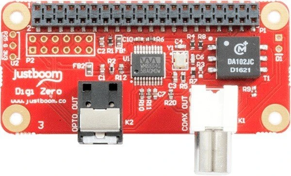 JustBoom Digi Zero pHAT for the Raspberry Pi Zero