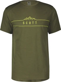 Scott Defined Merino Trikot kurzarm fir green (Herren)