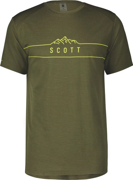 Scott Defined Merino Trikot kurzarm fir green (Herren)