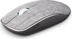 Rapoo M200 Plus Multi-mode Wireless soft fabric hellgrau/dunkelgrau, USB/Bluetooth (18695)
