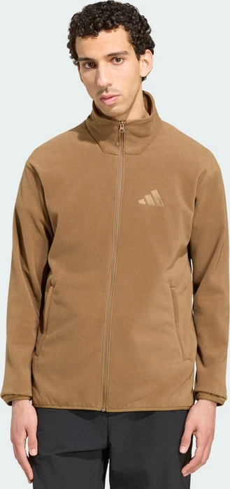 adidas Terrex Multi Essentials Fleece Jacke brown oxide (Herren)
