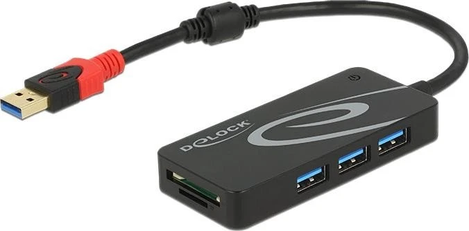 DeLOCK Dual-Slot-Cardreader, USB-A 3.0 [Stecker]