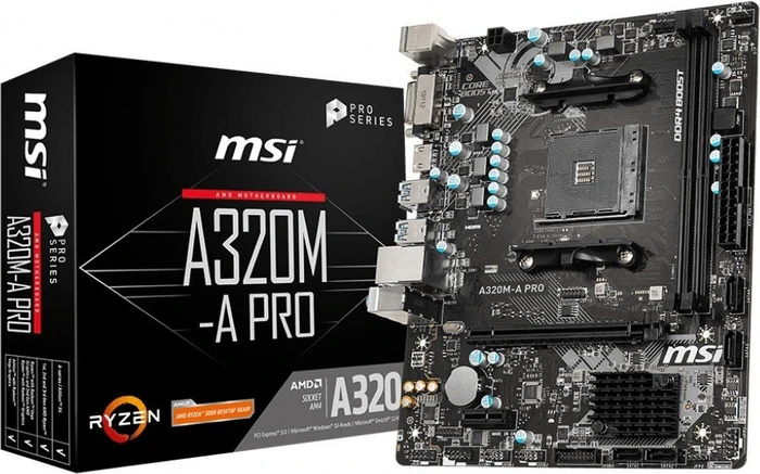 MSI A320M-A Pro (AMD AM4)