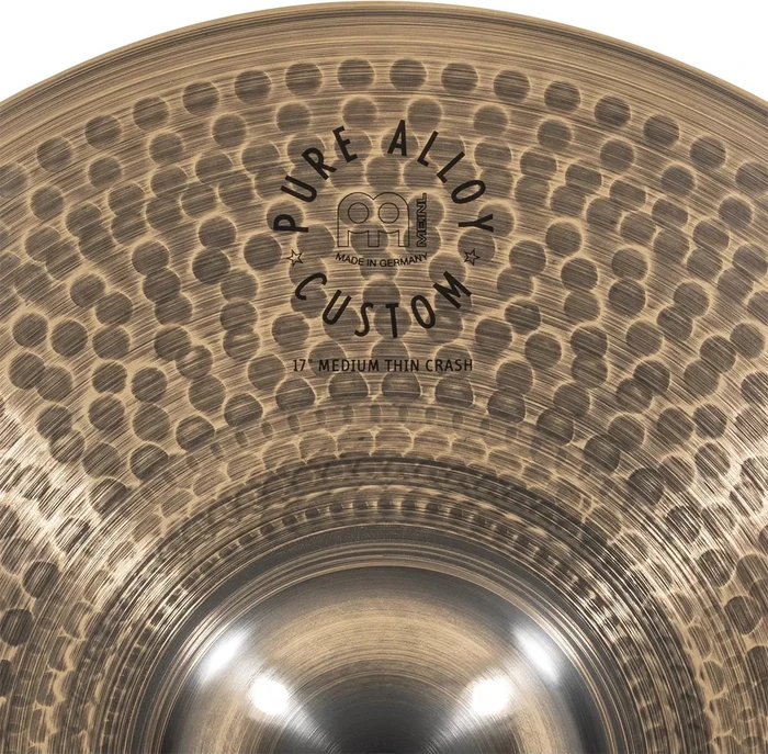 Meinl Pure Alloy Custom Medium Thin Crash 17"