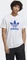 adidas Adicolor Classics Trefoil T-Shirt kurzarm white/semi lucid blue (Herren) Vorschaubild