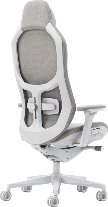 Fractal Design Refine 2 Fabric Light Stoff Gamingstuhl, hellgrau/weiß