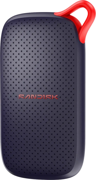 SanDisk Portable SSD V3, schwarz/rot, 500GB, USB-A 3.1