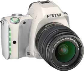 Pentax K-S1 beige mit Objektiv smc DA L 18-55mm 3.5-5.6 AL