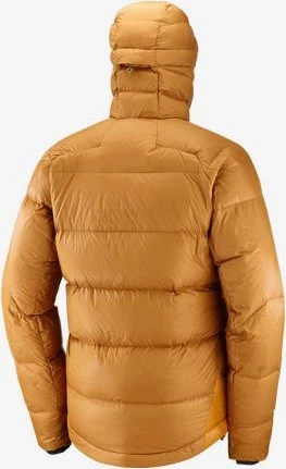 Salomon Outline Down Hoodie Jacke rubber/cathay spice (Herren)