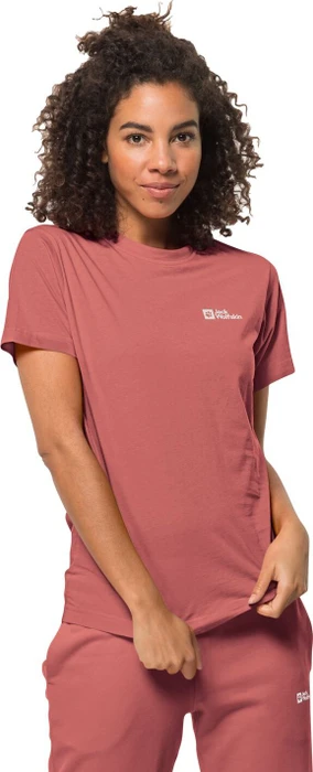 Jack Wolfskin Essential T-Shirt kurzarm faded rose (Damen)