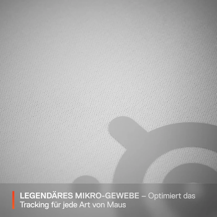 SteelSeries QcK Medium White, 320x270mm, weiß
