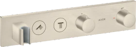 Hansgrohe Axor ShowerSolutions Thermostatmodul Select 460/90 Unterputz für 2 Verbraucher brushed nickel