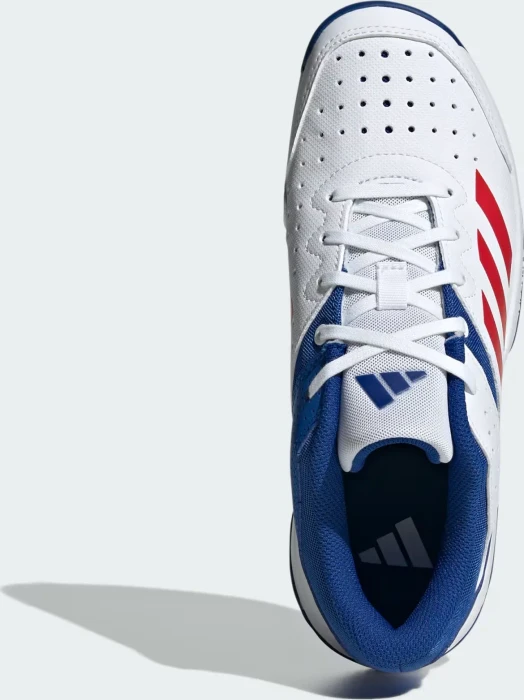 adidas Court Stabil cloud white/pure ruby/royal blue (Junior)