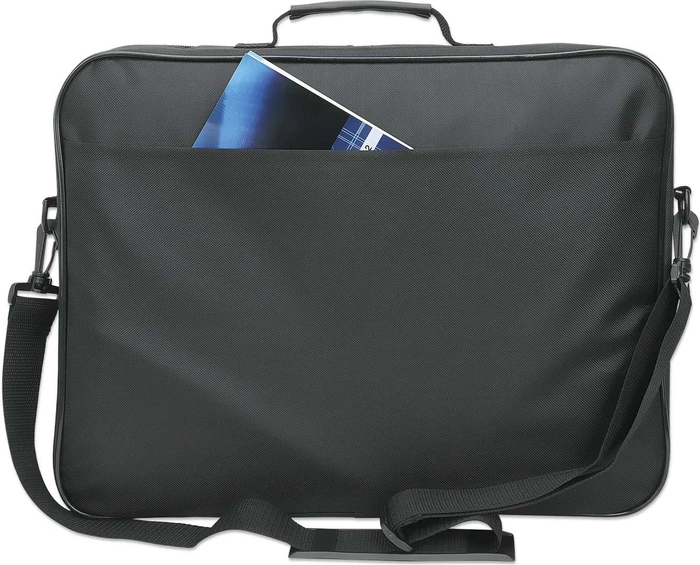 Manhattan Cambridge Clamshell 17.3" Notebooktasche schwarz