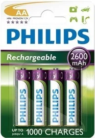 Philips MultiLife Mignon AA NiMH 2600mAh, 4er-Pack