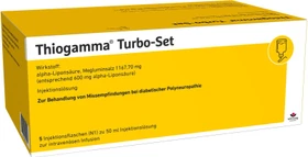 Thiogamma Turbo-Set Injektionslösung, 250ml (5x 50ml)