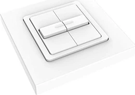 Somfy Smoove Duo Rollladenschalter, weiß