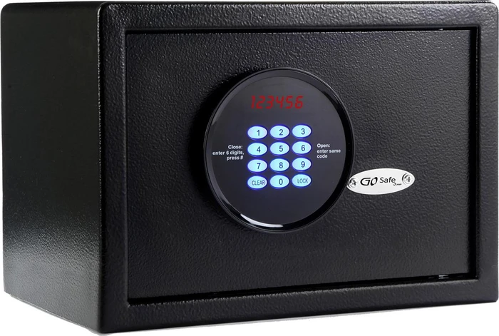 Olympia Olymp GOsafe H25 Tresor, schwarz, Schlüsselschloss/elektronisches Zahlenschloss