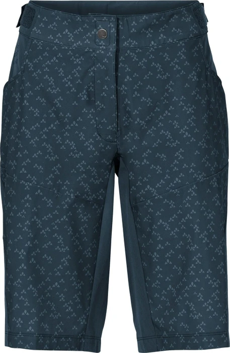 Vaude Ledro Print Shorts Fahrradhose kurz dark sea (Damen)