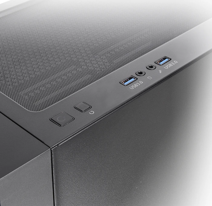 Thermaltake H570 TG ARGB, schwarz, Glasfenster
