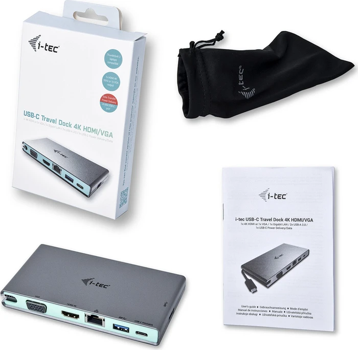 i-tec Travel Dock, RJ-45, USB-C 3.0 [Stecker]