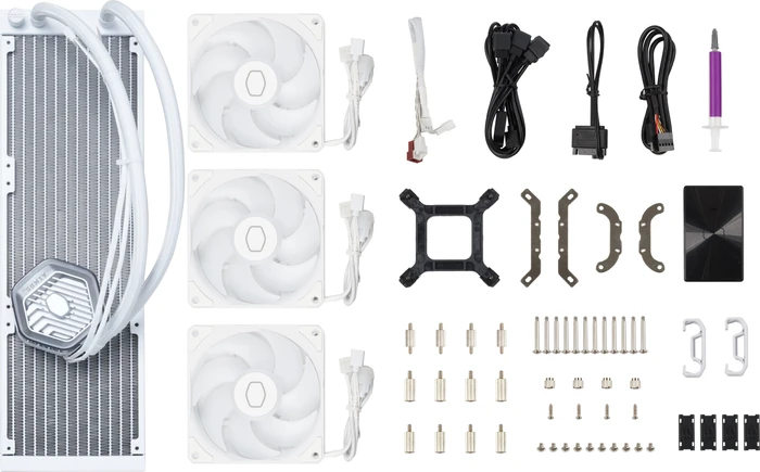 Cooler Master MasterLiquid 360 Atmos White ARGB, weiß