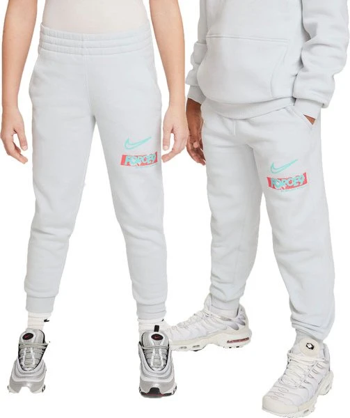 Nike Erling Haaland Club Fleece Trainingshose lang photon dust/dynamic turquoise (Junior)