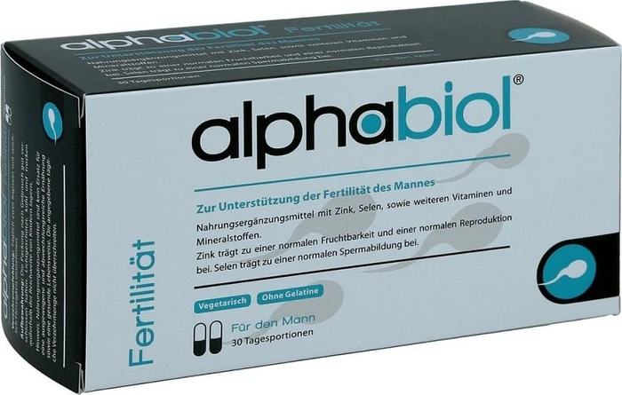 alphabiol Fertilität für den Mann Kapseln, 60 Stück