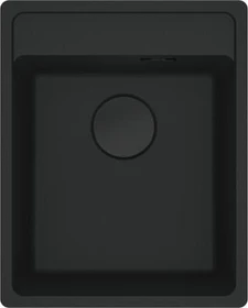 Franke Maris MRG 210-37 A flächenbündig Becken mittig black matt
