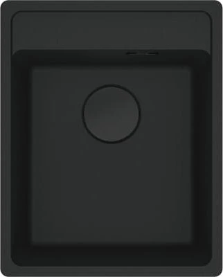 Franke Maris MRG 210-37 A flächenbündig Becken mittig black matt