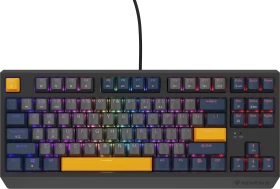 Genesis Thor 230 TKL, Naval Blue Negative, LEDs RGB, hot-swap, Outemu Panda, USB, US (NKG-2164)