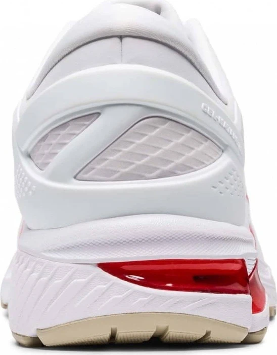 Asics Gel-Kayano 26 white/classic red (Herren)