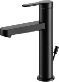Keuco IXMO 59501 Einhebel-Waschtischmischer mit Ablauffernbedienung 130 IXMO Flat schwarz matt