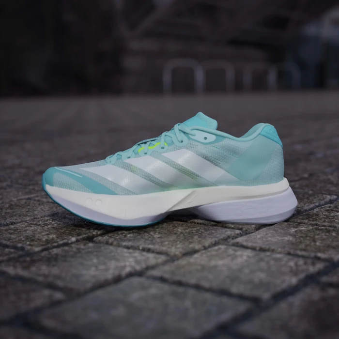 adidas Adizero Boston 13 semi flash aqua/zero metalic/lucid lemon (Damen)