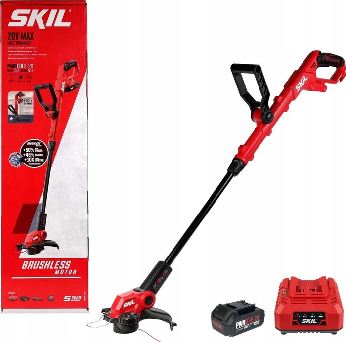 Skil 0231 AA Akku-Rasentrimmer inkl. Akku 2.0Ah