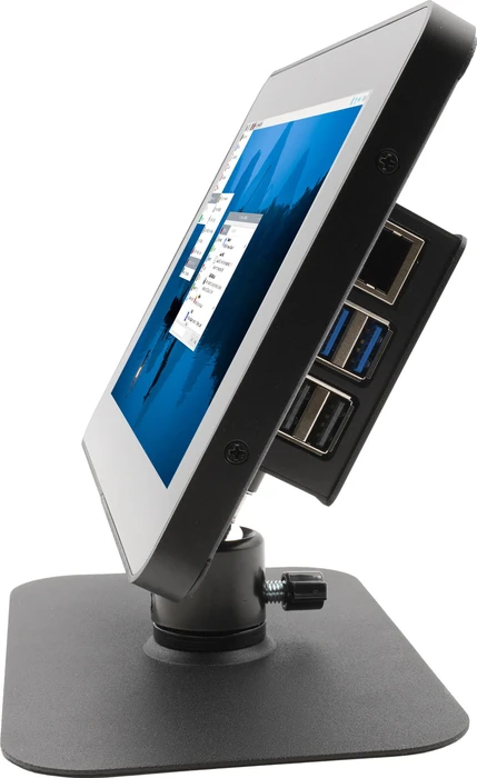 KKSB Gehäuse für Raspberry Pi 5, inkl. Display Stand, schwarz