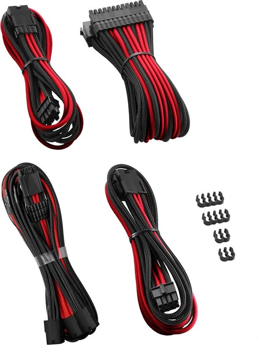 CableMod Pro ModMesh 12VHPWR Cable Extension Kit, schwarz/rot
