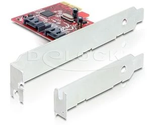 DeLOCK 2x SATA 6Gb/s, PCIe 2.0 x1