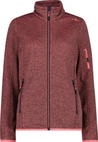 CMP Knit-Tech Fleece Jacke coral/antracite (Damen)