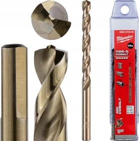 Milwaukee Red Cobalt HSS-G TiN Metallbohrer, 6.5x63x101mm, 10 Stück