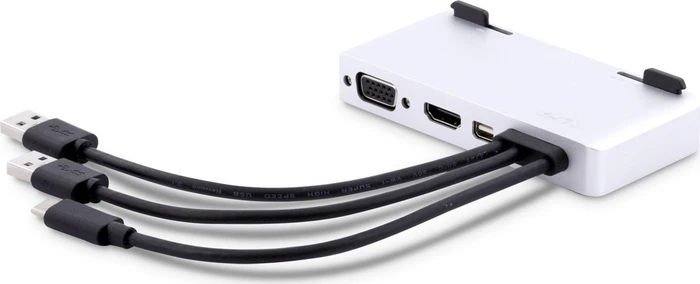 LMP USB-C Attach Dock Pro, Space Gray, 1x USB-C 3.0 [Stecker], 2x USB-A 3.0 [Stecker]