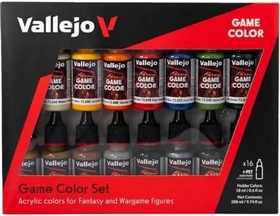 Vallejo Game Color Acrylic Colors for Fantasy Figures Farbset, 16-tlg.