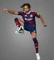 adidas Newcastle United FC Authentic 2024/2025 Auswärtstrikot team coll burgundy 2/night sky (Herren) Vorschaubild