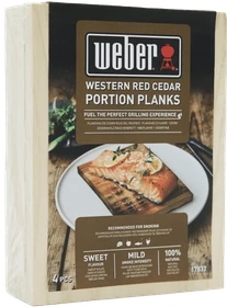 Weber Holzplanke Zeder 11x15cm,     2 Stück