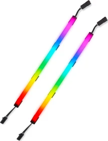 Corsair iCUE LS100 Smart Lighting Strip Expansion Kit, 2x LED-Streifen, schwarz/weiß