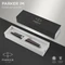 Parker IM Tintenroller (Mine) dark espresso/chrome trim, Geschenkbox Vorschaubild